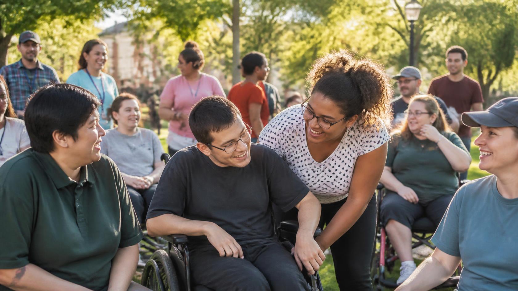 supportive special needs community without the rainbow colors